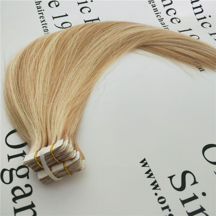 wholesale 100% young girl hair double drawn tape in hair extensions C12
